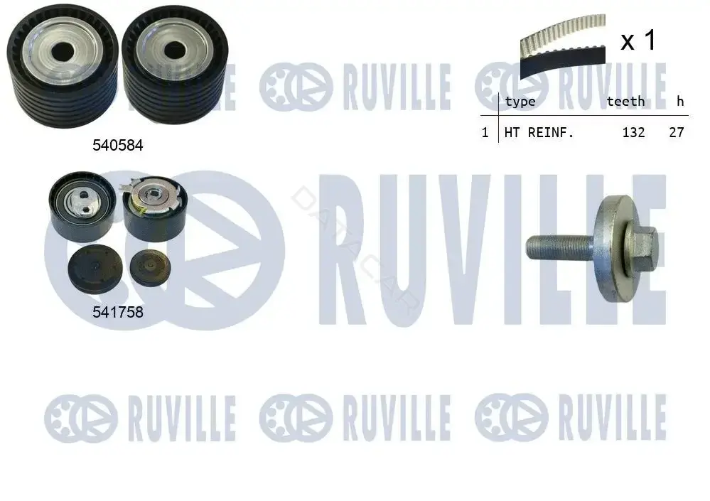 Комплект ГРМ RUVILLE 550298