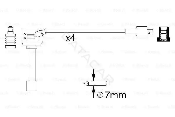 Высоковольтные провода BOSCH 0986356810