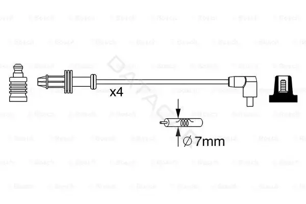 Высоковольтные провода BOSCH 0986357240