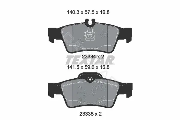 Тормозные колодки TEXTAR 2333403