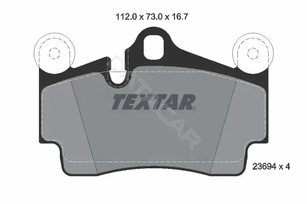 Тормозные колодки TEXTAR 2369402