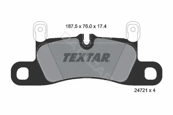 Тормозные колодки TEXTAR 2472102