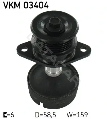 Шкив генератора SKF VKM03404