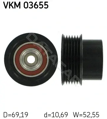Шкив генератора SKF VKM03655