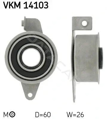 Натяжной ролик ГРМ SKF VKM14103