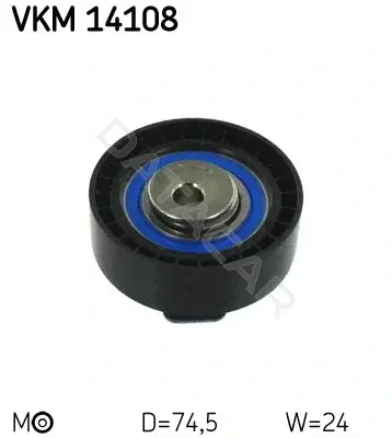 Натяжной ролик ГРМ SKF VKM14108