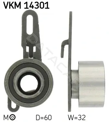 Натяжной ролик ГРМ SKF VKM14301