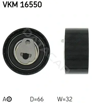 Натяжной ролик ГРМ SKF VKM16550