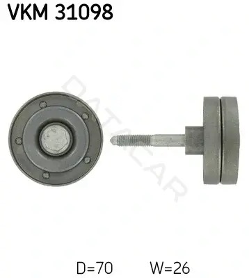 Ролик ремня генератора SKF VKM31098