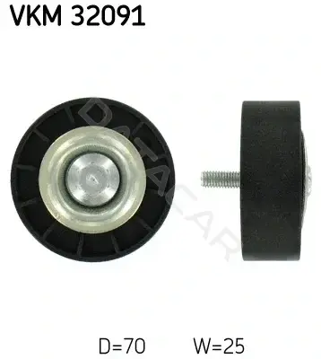 Ролик ремня генератора SKF VKM32091