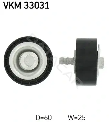 Ролик ремня генератора SKF VKM33031