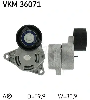 Натяжитель ремня генератора SKF VKM36071