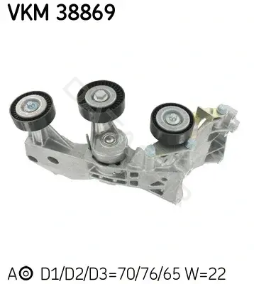 Натяжитель ремня генератора SKF VKM38869