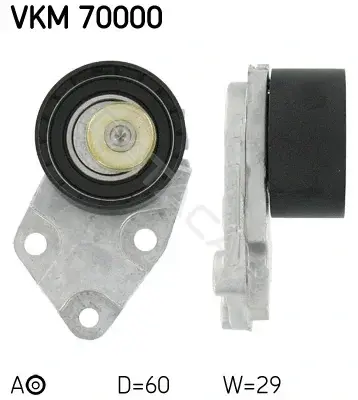 Натяжной ролик ГРМ SKF VKM70000
