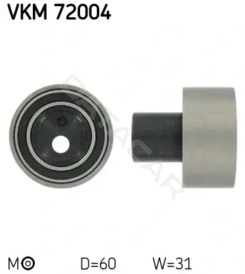 Натяжной ролик ГРМ SKF VKM72004