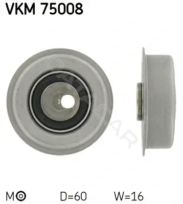 Натяжной ролик ГРМ SKF VKM75008