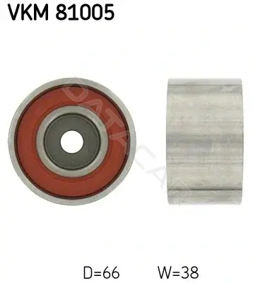 Ролик обводной ремня грм SKF VKM81005