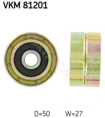 Ролик обводной ремня грм SKF VKM81201