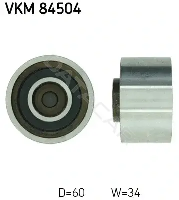 Ролик обводной ремня грм SKF VKM84504