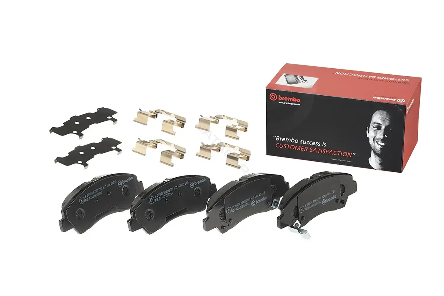 Тормозные колодки BREMBO P30076