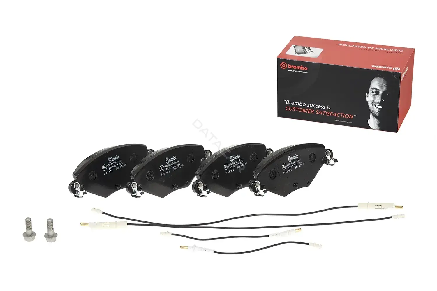 Тормозные колодки BREMBO P61071