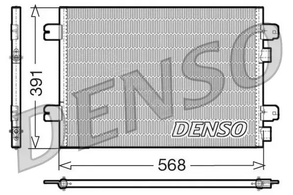 Радиатор кондиционера DENSO DCN23011