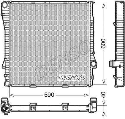 Радиатор охлаждения DENSO DRM05112