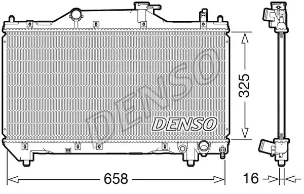 Радиатор охлаждения DENSO DRM50131