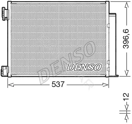 Радиатор кондиционера DENSO DCN46032