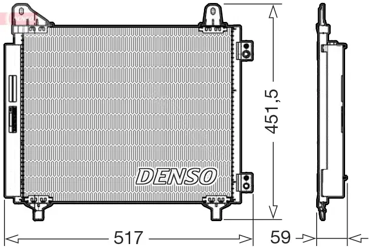 Радиатор кондиционера DENSO DCN21035