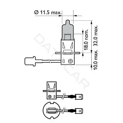 Лампочки PHILIPS 12336WVUB1