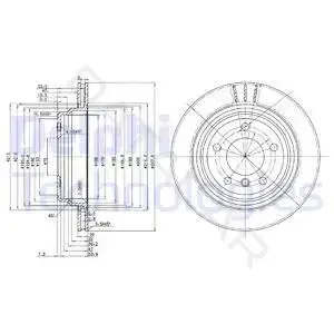 Тормозные диски DELPHI BG3042