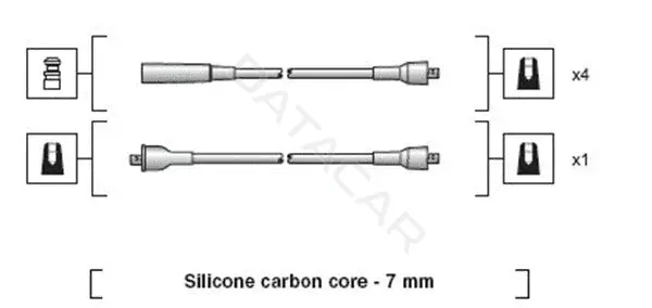 Высоковольтные провода MAGNETI MARELLI 941318111239