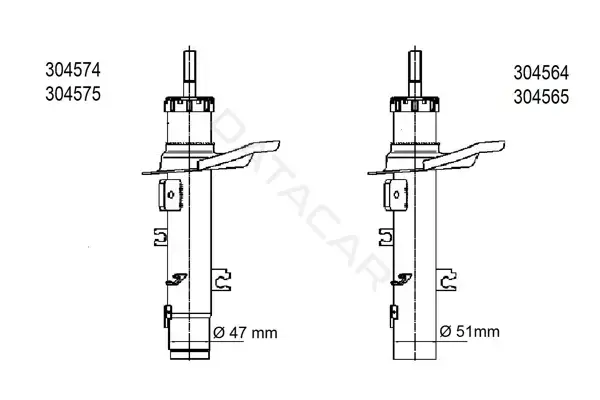 Амортизаторы AL-KO 304574