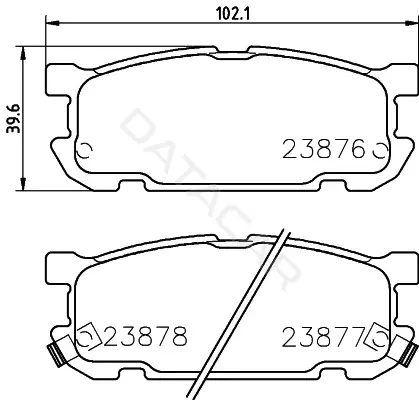 Тормозные колодки BEHR/HELLA/PAGID T1337