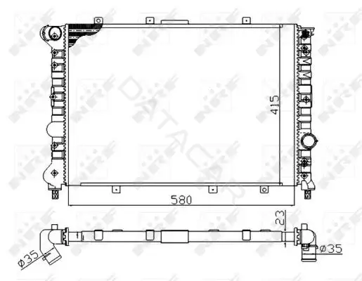 Радиатор охлаждения NRF 58202A