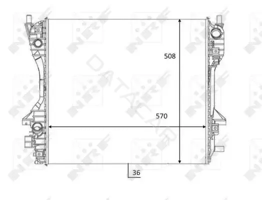 Радиатор охлаждения NRF 59060