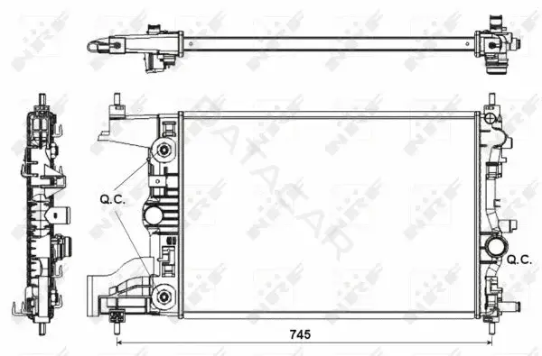 Радиатор охлаждения NRF 53153
