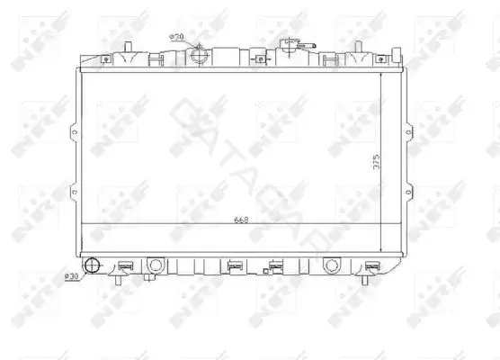 Радиатор охлаждения NRF 53819