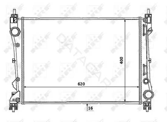 Радиатор охлаждения NRF 53935