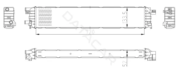 Радиатор охлаждения NRF 50037