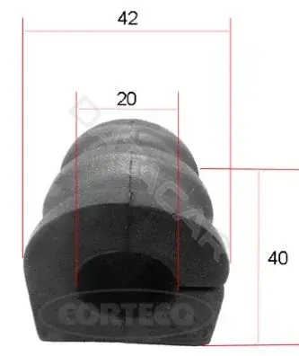 Втулки стабилизатора CORTECO 49371657