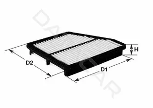 Воздушный фильтр CLEAN FILTERS MA3154