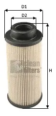 Топливный фильтр CLEAN FILTERS MG1678