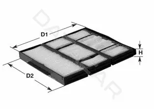 Фильтр салонный CLEAN FILTERS NC2371