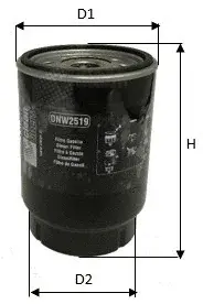 Топливный фильтр CLEAN FILTERS DNW2519