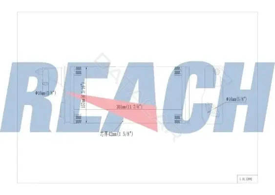 Радиатор печки REACH 1.18.12692