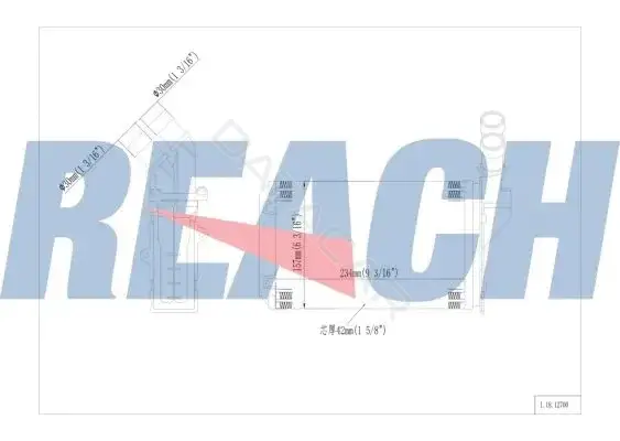 Радиатор печки REACH 1.18.12700