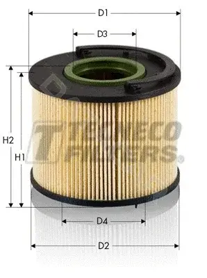 Топливный фильтр TECNECO FILTERS GS011045E