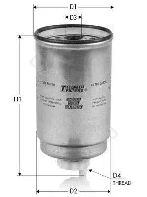 Топливный фильтр TECNECO FILTERS GS0296